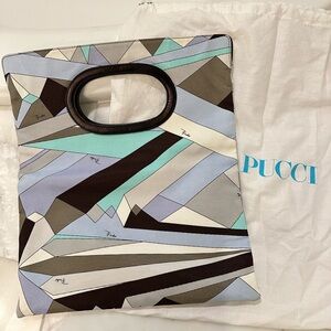 Emilio Pucci authentic clutch foldover bag